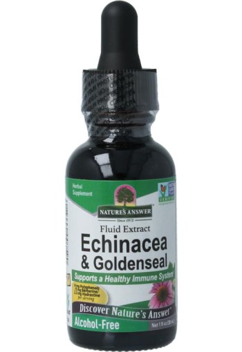 Natures Answer Echinacea & goldenseal extract 1:1 alcoholvrij (30 Milliliter)