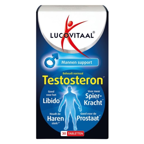 Lucovitaal Testosteron mannen support (30 Tabletten)