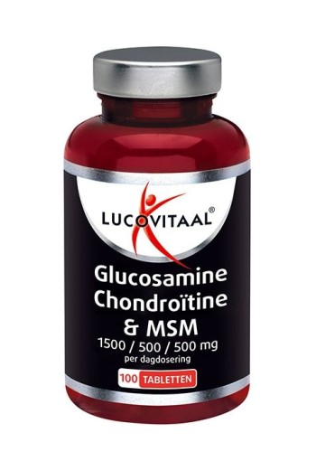 Lucovitaal Glucosamine chondroitine MSM (100 Tabletten)