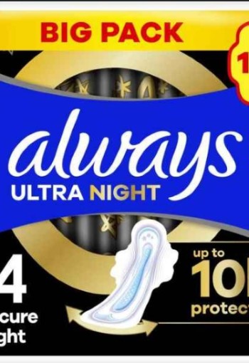 Always Ultra Maandverband Secure Night 18 stuks