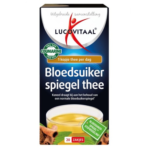 Lucovitaal Bloedsuikerspiegel thee (20 Zakjes)