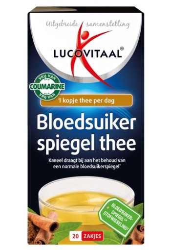 Lucovitaal Bloedsuikerspiegel thee (20 Zakjes)