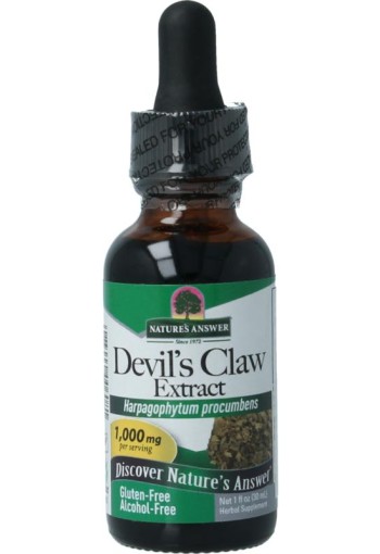 Natures Answer Devils claw extract 1:1 alcoholvrij (30 Milliliter)