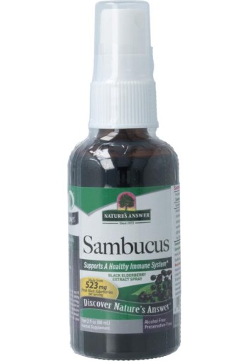 Natures Answer Sambucus vlierbessen spray (60 Milliliter)