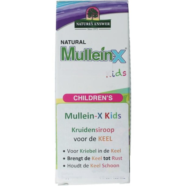 Natures Answer Kruidendrank kids mullein x (120 Milliliter)