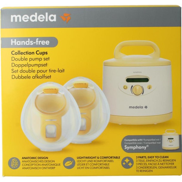 Medela Handsfree collection cups Symphony maat M (1 Stuks)
