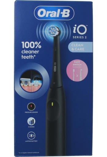 Oral B Elektrische tandenborstel IO2 Black (1 Stuks)