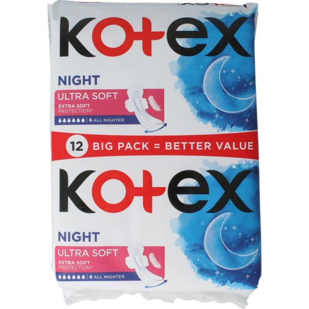Kotex Ultra soft duo (12 Stuks)