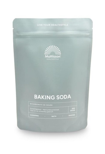 Mattisson Baking soda zuiveringszout natriumbicarbonaat (650 Gram)