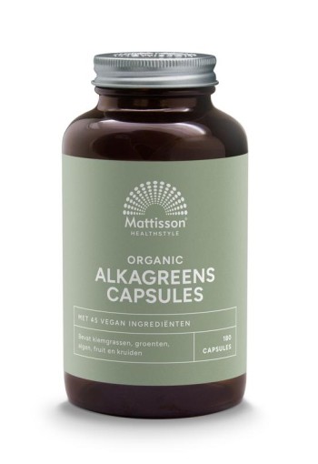 Mattisson Alkagreens capsules bio (180 Vegetarische capsules)