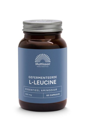 Mattisson Gefermenteerde L-Leucine 500mg (60 Vegetarische capsules)