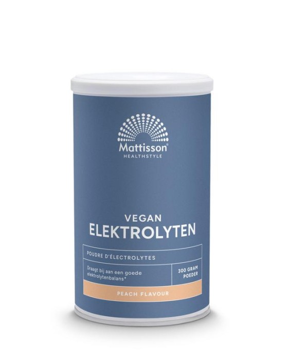 Mattisson Elektrolyten poeder perzik (300 Gram)