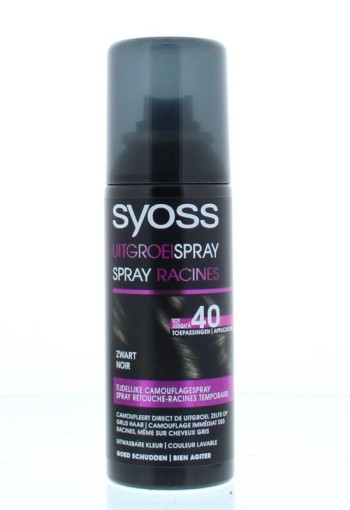 Syoss Uitgroeispray Zwart 120 ml