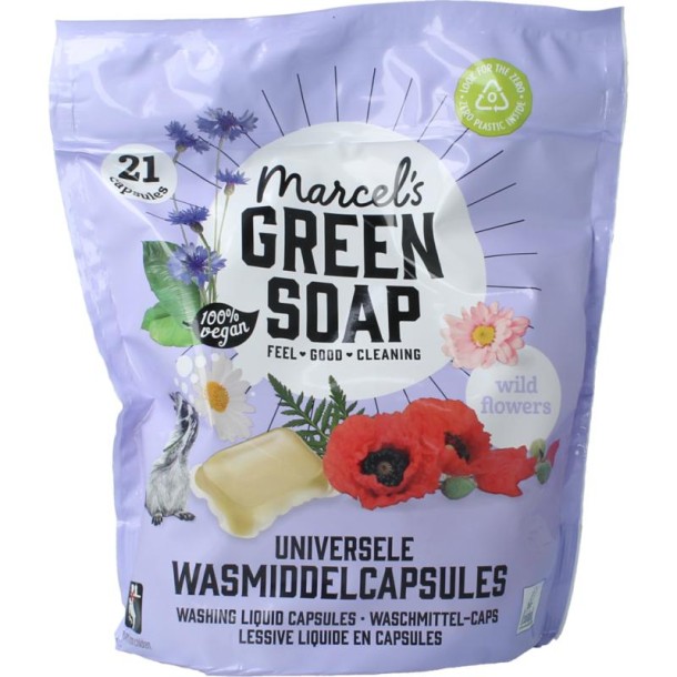 Marcel's GR Soap Wascapsules wilde bloemen (21 Capsules)