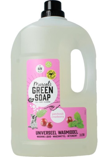 Marcel's GR Soap Wasmiddel universeel patchouli & cranberry (3 Liter)