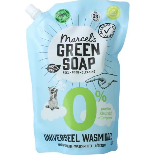 Marcel's GR Soap Wasmiddel universeel 0% navul (1 Liter)