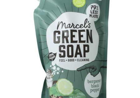 Marcel's GR Soap Handzeep bergamot & black pepper navul (500 Milliliter)
