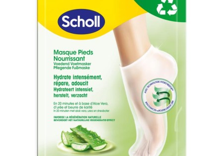 Scholl Expert care footmask aloe vera 1 Paar
