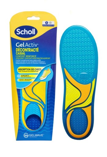 Scholl Casual gel activ inlegzolen maat S 35.5-40.5 1 Paar
