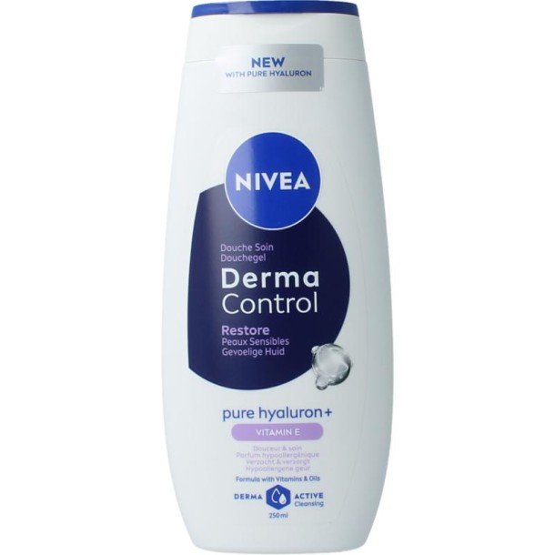 Nivea Douchegel derma control restore (250 Milliliter)