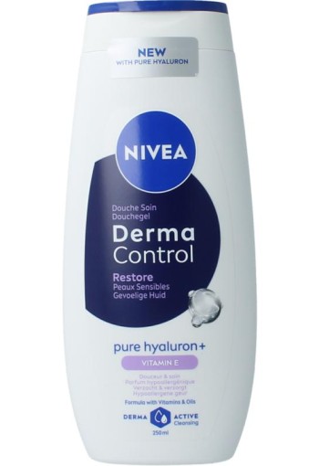 Nivea Douchegel derma control restore (250 Milliliter)