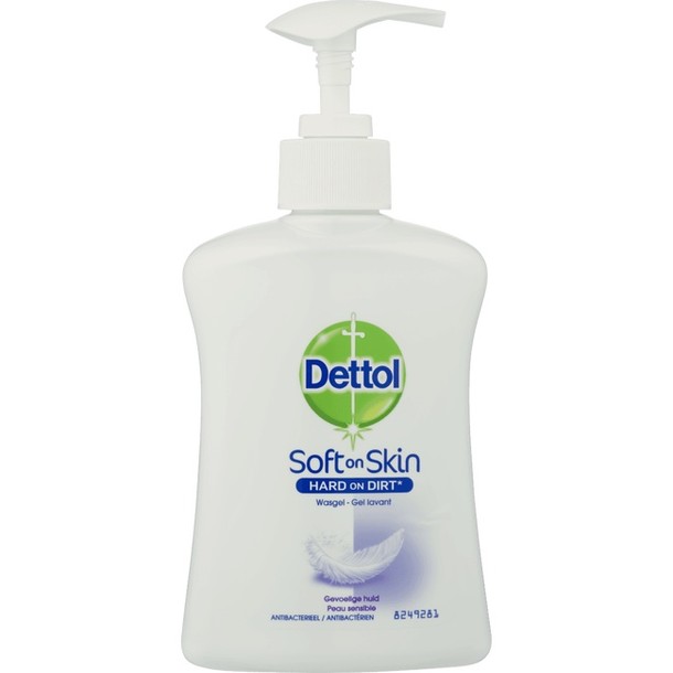 Dettol Soft on Skin Hard on Dirt Gevoelige Huid Wasgel 250 ml