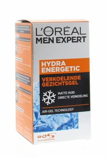 L'Oréal Paris Men Expert Hydra Energetic verkoelende gezichtsgel 50 ml