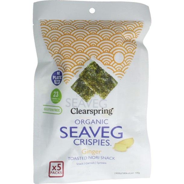Clearspring Seaveg - crispies ginger multipack bio (20 Gram)