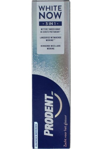 Prodent Tandpasta white now 3-in-1 (75 Milliliter)