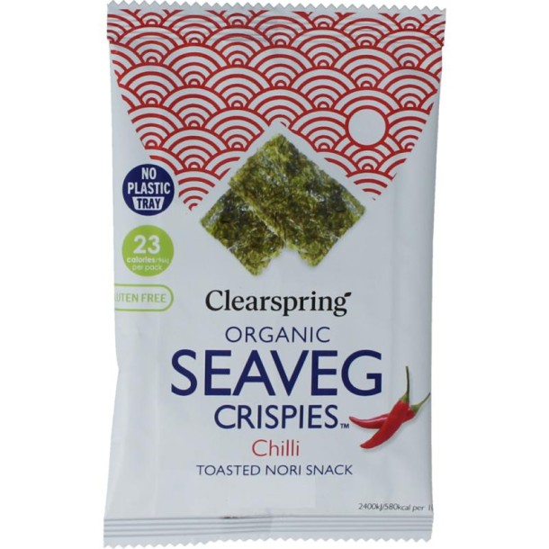 Clearspring Seaveg - crispies chilli bio (4 Gram)