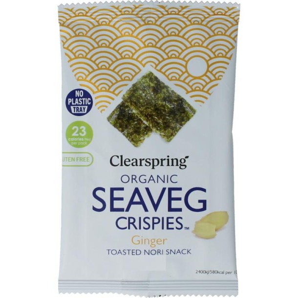 Clearspring Seaveg - Crispies ginger bio (4 Gram)