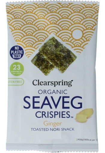 Clearspring Seaveg - Crispies ginger bio (4 Gram)
