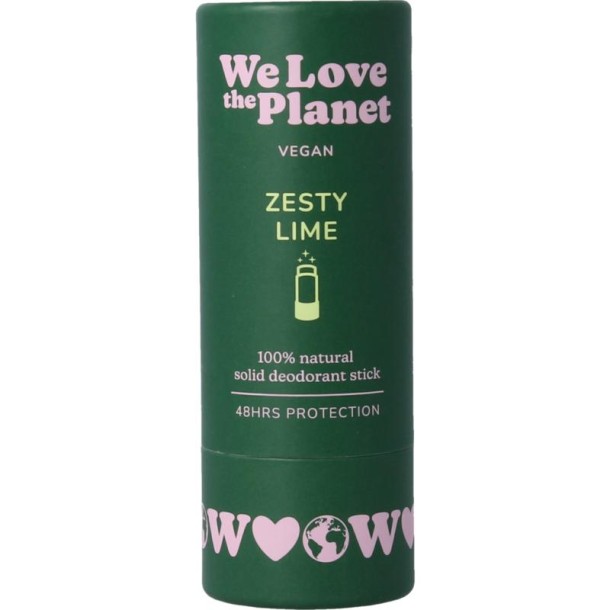 We Love Deodorant stick zesty lime (40 Gram)