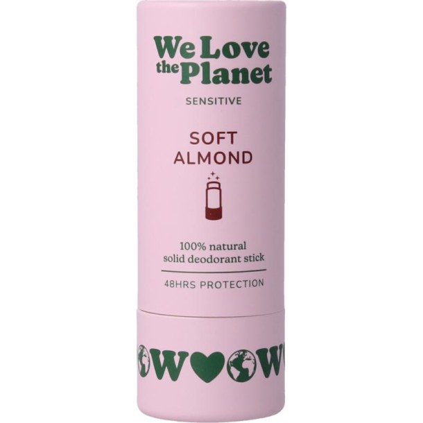 We Love Deodorant stick soft almond vegan (40 Gram)