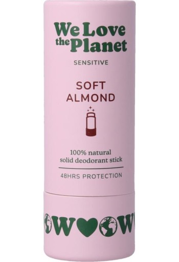 We Love Deodorant stick soft almond vegan (40 Gram)