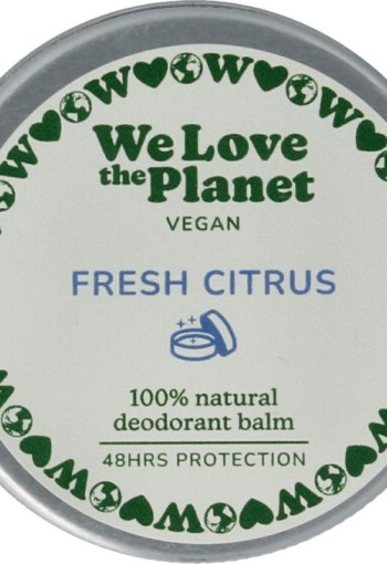 We Love Deodorant balm fresh citrus vegan (35 Gram)