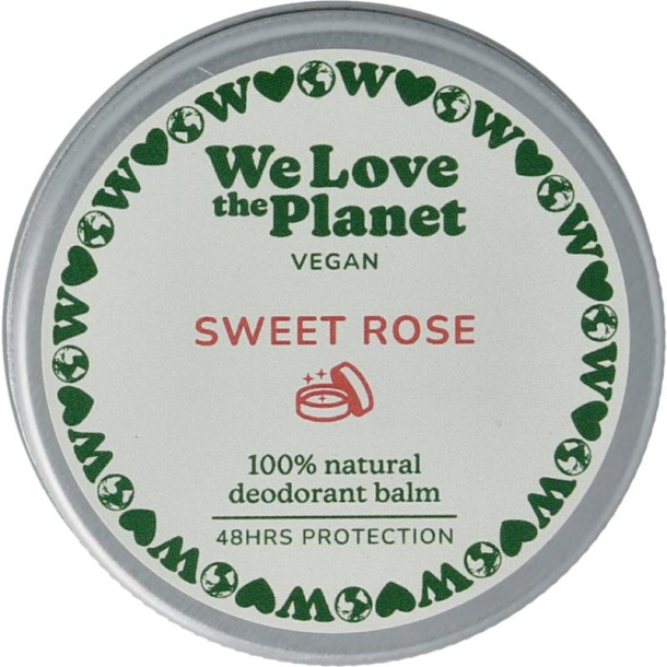 We Love Deodorant balm sweet rose vegan (35 Gram)