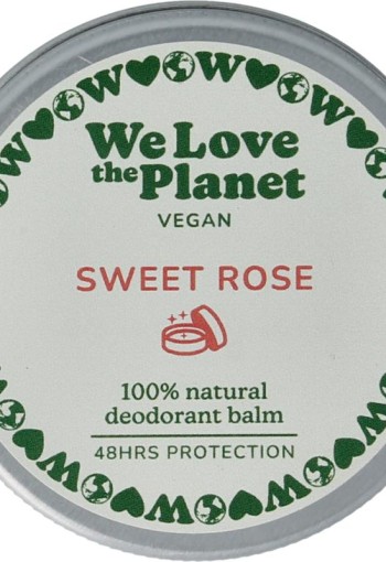 We Love Deodorant balm sweet rose vegan (35 Gram)