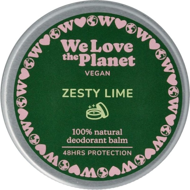 We Love Deodorant balm zesty lime vegan (35 Gram)