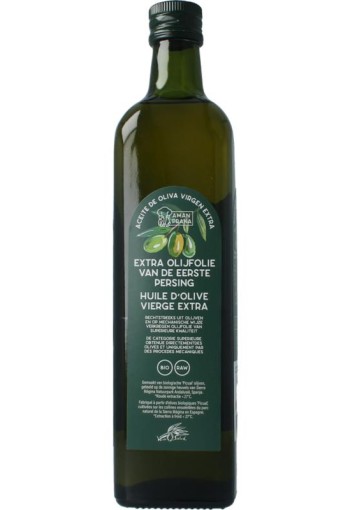 Amanprana Extra olijfolie eerste persing bio (750 Milliliter)