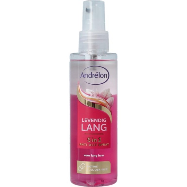Andrelon Anti klit spray levendig lang 5 in1 (150 Milliliter)