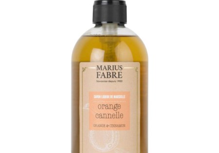 Marius Fabre Zeep sinaasappel-kaneel met pomp (400 Milliliter)