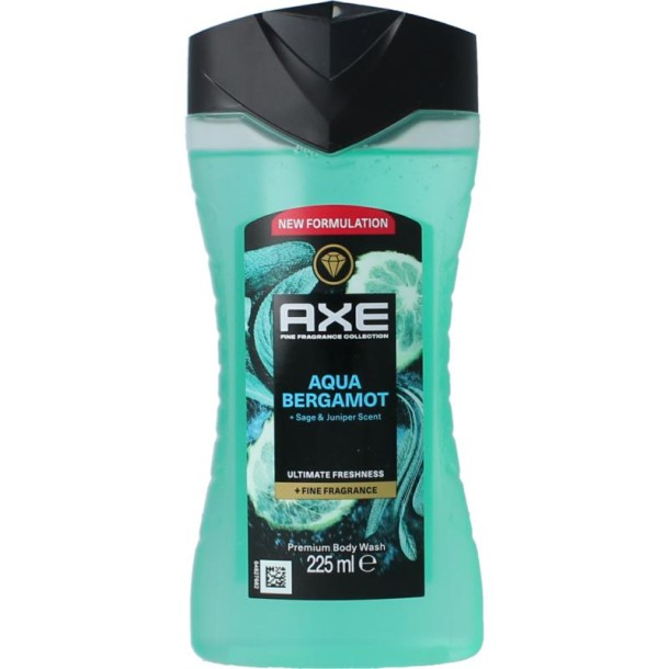 AXE Showergel aqua bergamot 225 Milliliter