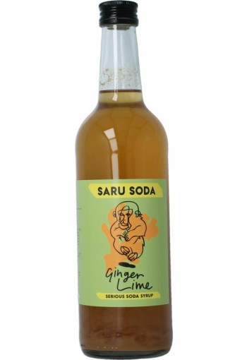 Saru Soda Siroop ginger lime bio demeter (500 Milliliter)
