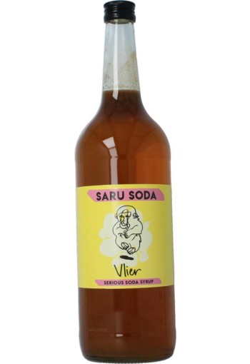 Saru Soda Siroop vlier bio demeter (1 Liter)