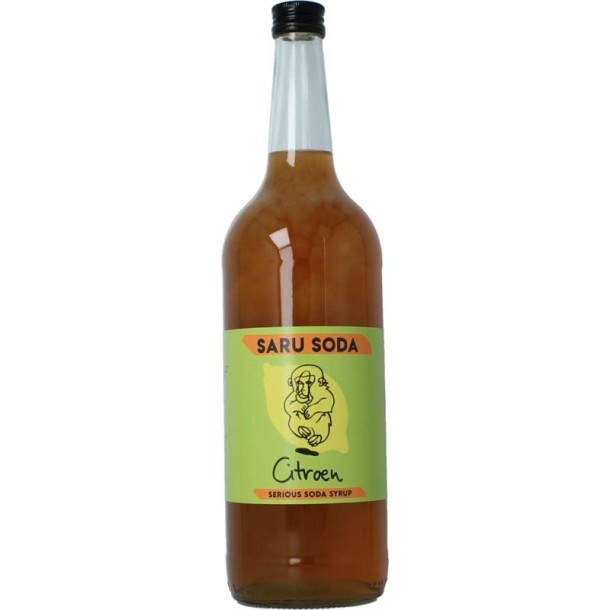 Saru Soda Siroop citroen bio demeter (1 Liter)
