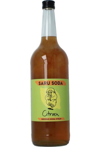Saru Soda Siroop citroen bio demeter (1 Liter)