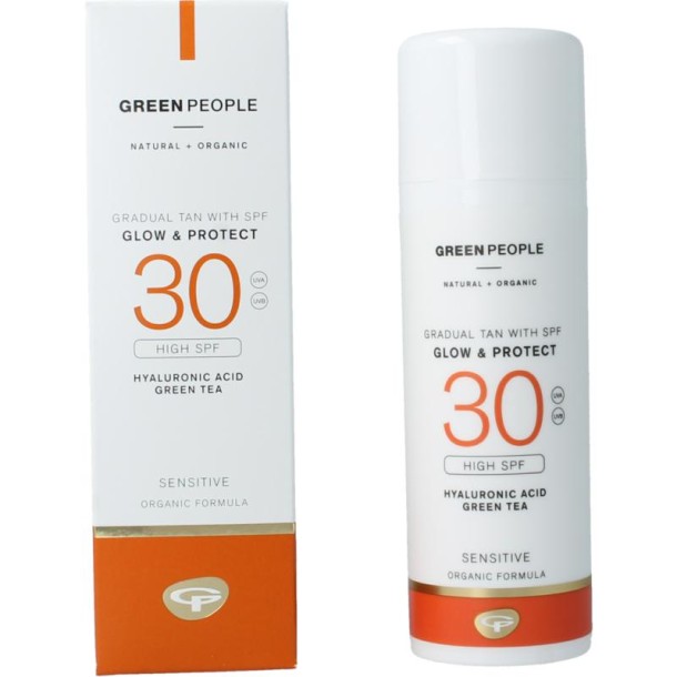 Green People Glow & protect SPF30 (150 Milliliter)