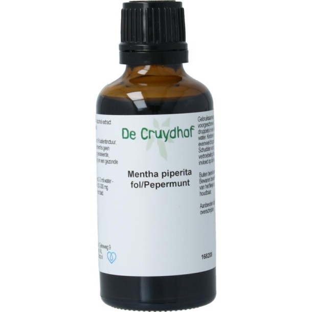 Cruydhof Mentha piperita / pepermunt tinctuur (50 Milliliter)