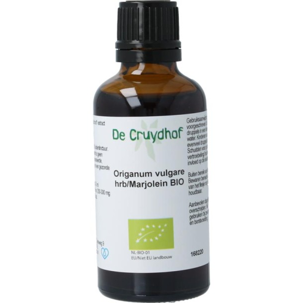 Cruydhof Origanum vulgare herb / marjolein tinctuur bio (50 Milliliter)
